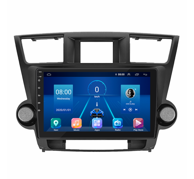 Штатна магнітола Toyota Highlander (U40) 2007-2010 Element 4/64 4G CarPlay