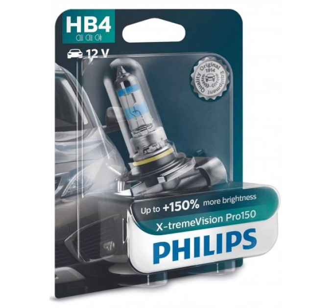 Галогенна лампа Philips X-tremeVision Pro HB4 9006XVPB1
