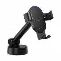 Автомобільний тримач Baseus Simplism gravity car mount holder with suction base Black