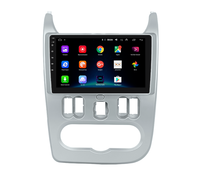 Штатна магнітола Renault Logan 2009-2015 Element 4/32 4G CarPlay