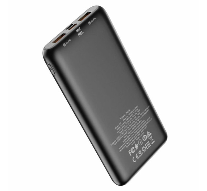Повербанк HOCO J81 Black 22.5W 10000mAh