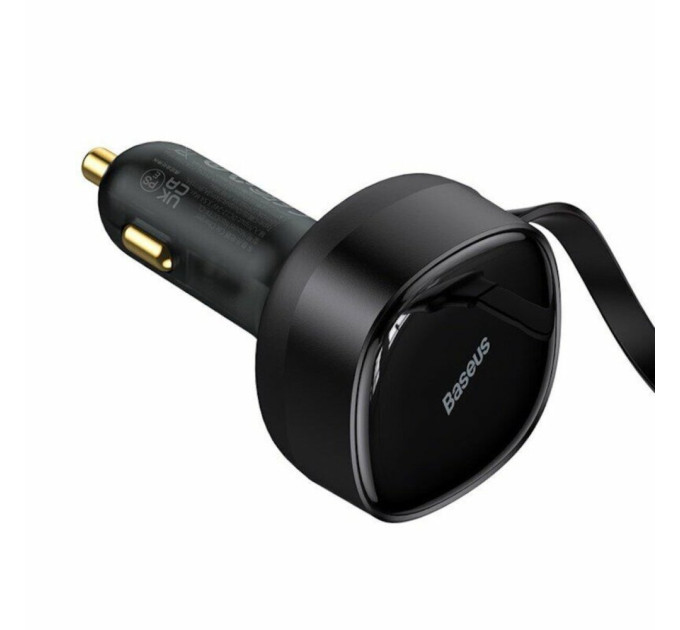 Автомобільний зарядний пристрій Baseus CGTX000001 30W Black