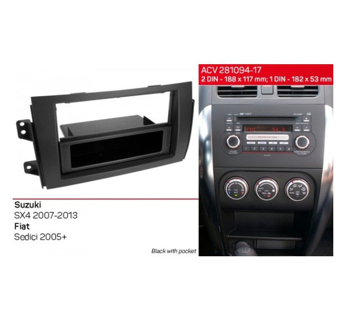 Перехідна рамка Suzuki SX4 ACV 281094-17