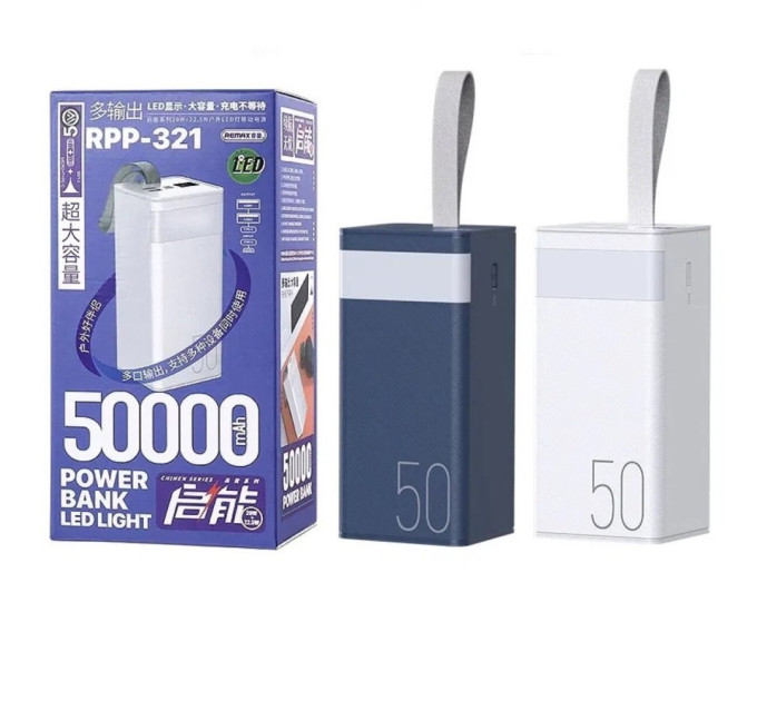 Повербанк REMAX RPP-321 White 50000mAh
