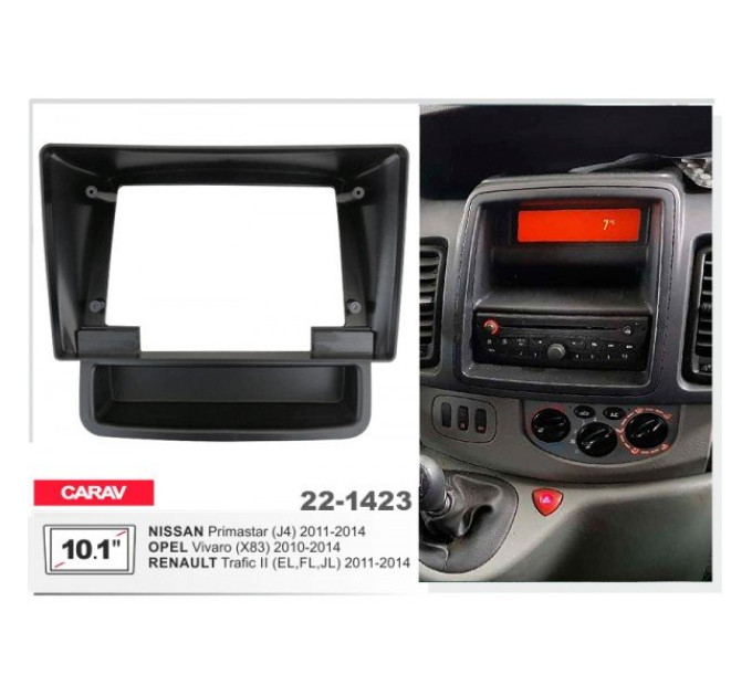 Перехідна рамка Renault Trafic, Opel  Vivaro, Nissan Primastar Carav 22-1423
