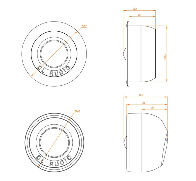 Акустика DL Audio Raven Easy Install Neo Tweeter