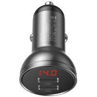 Автомобільний зарядний пристрій Baseus CCBX-0G 24W Grey