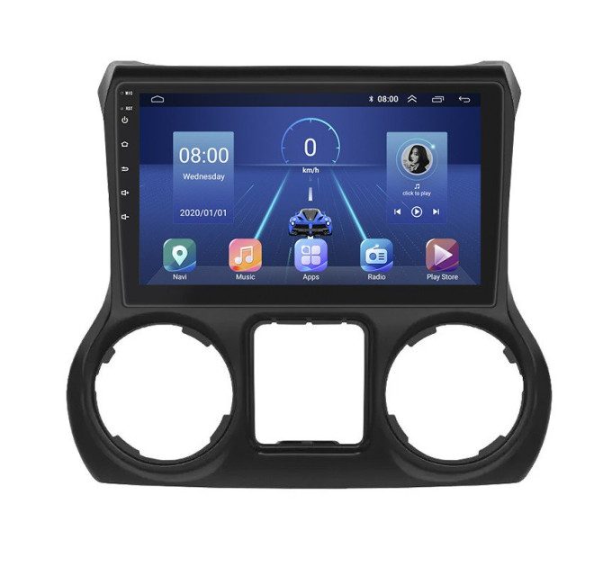 Штатна магнітола Jeep Wrangler (JK) 2007-2018 Element 4/64 4G CarPlay