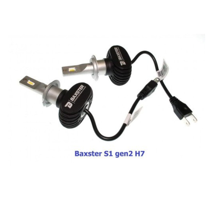 Світлодіодні лампи Baxster S1 gen2 H7 6000K