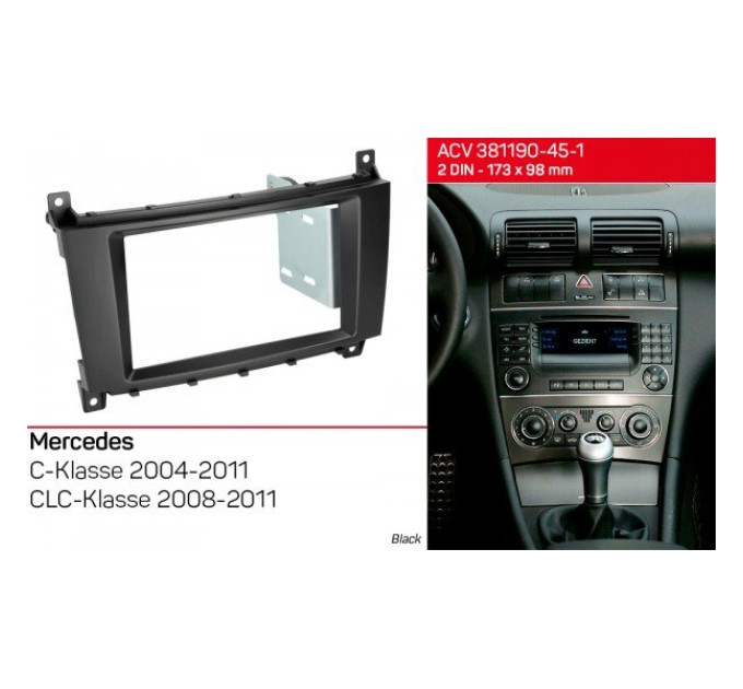 Перехідна рамка Mercedes C-Klasse ACV 381190-45-1