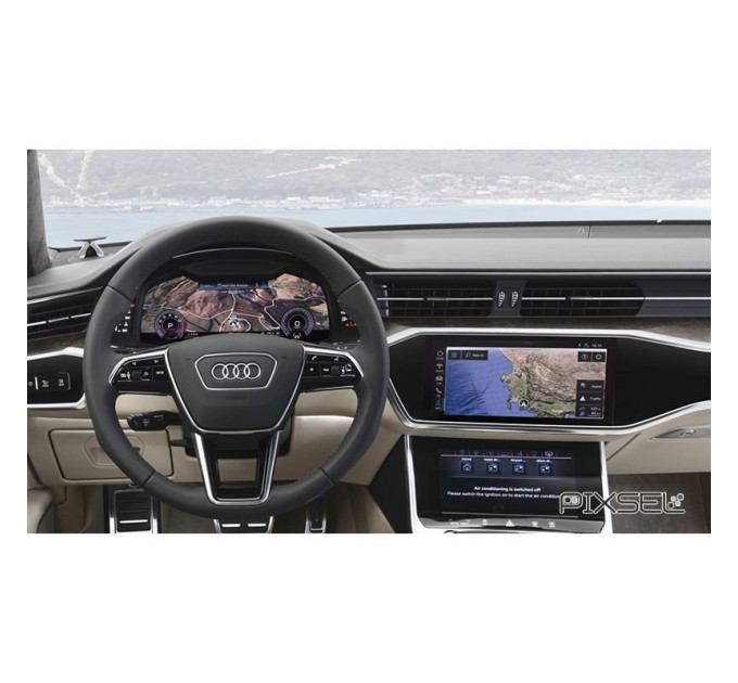 Захисне скло на панель приладів Audi A7 2019- (глянсове) Pixsel AUDI-2253-H