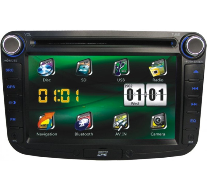 Штатна магнітола Cyclone для Geely Emgrand EC7
