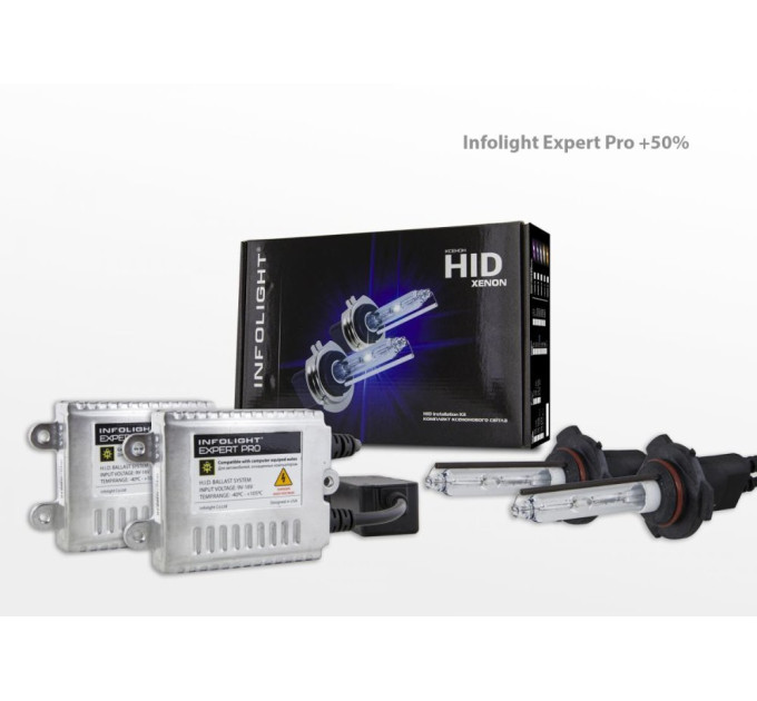 Комплект ксенону Infolight Expert Pro CANBUS HВ3 9005 6000K +50%