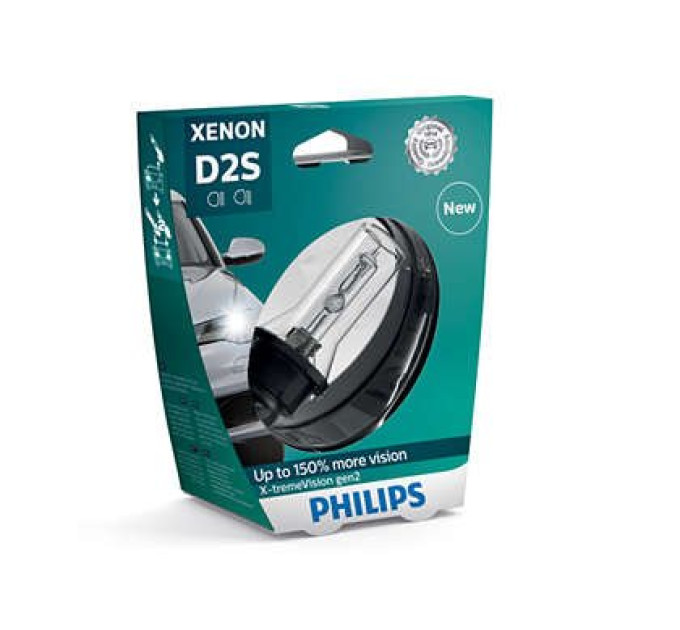 Ксенонова лампа Philips Xenon X-tremeVision gen2 D2S 85122XV2S1