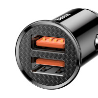 Автомобільний зарядний пристрій Baseus CCALL-YD01 30W Black