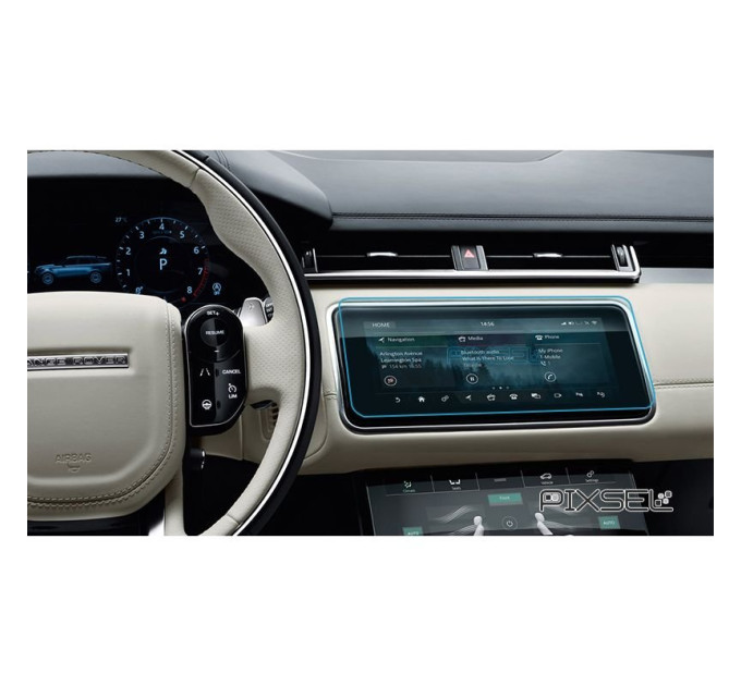 Захисне скло на монітор Land Rover Velar 2017-2019 (матове) Pixsel RR-2333-M