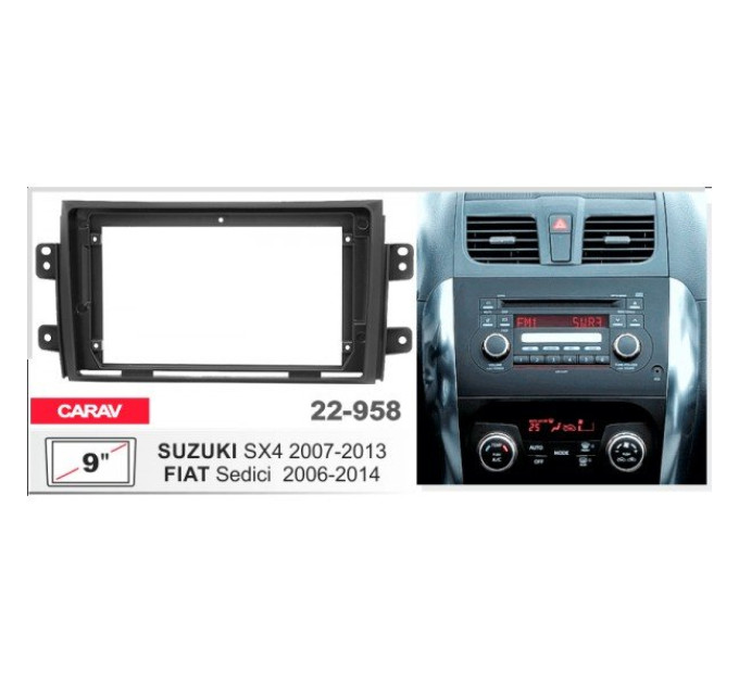 Перехідна рамка Suzuki SX4, Fiat Sedici Carav 22-958