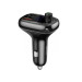 FM-трансмітер Baseus T typed S-13 Bluetooth MP3 car charger Black
