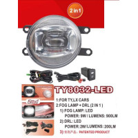 Протитуманні фари Vitol TY-8032-LED Toyota Cars FOG+DRL