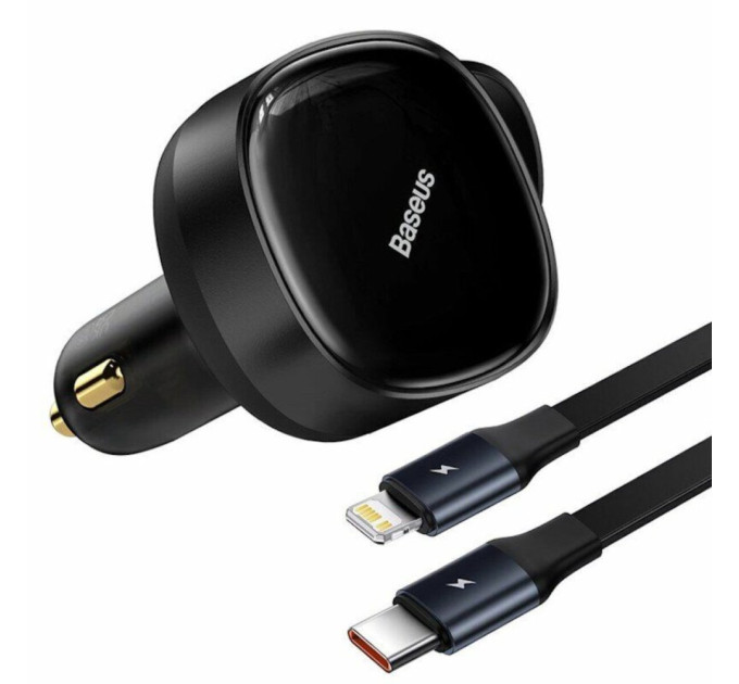 Автомобільний зарядний пристрій Baseus CGTX000001 30W Black