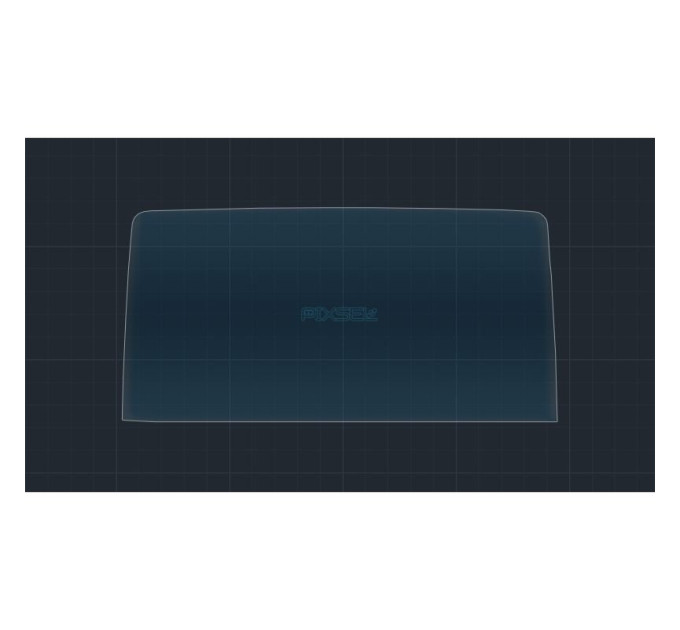 Захисне скло на монітор Mazda CX 9 2016- (гартоване) Pixsel MZ-1272-T