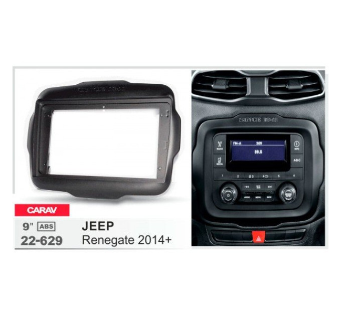 Перехідна рамка Jeep Renegate Carav 22-629