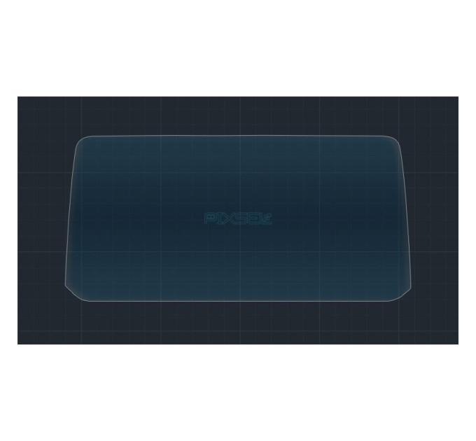 Захисне скло на монітор Mazda CX-5 2020- (гартоване) Pixsel MZ-6599-T