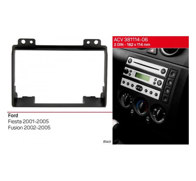 Перехідна рамка Ford Fiesta, Fusion ACV 381114-06