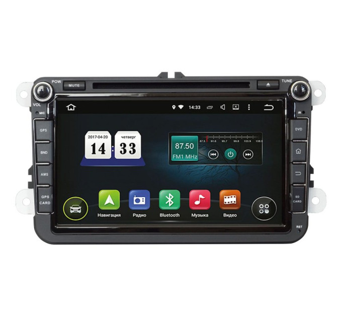 Штатна магнітола Incar AHR-8684A4 для Volkswagen Passat B7, CC