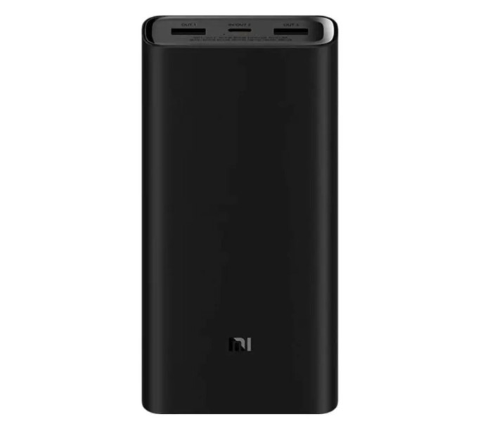 Повербанк Xiaomi Mi 20000mAh Power Bank USB-C 50W QC3.0 (BHR5121GL) Black