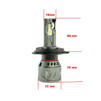 Світлодіодні лампи Cyclone LED H4 H/L 6000K type 28
