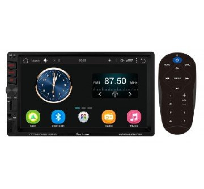 Автомагнітола Fantom FP-7095 Black/Multicolor