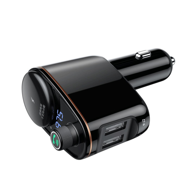 FM-трансмітер Baseus Locomotive Wireless MP3 Vehicle Charger Black