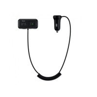 FM-трансмітер Baseus T typed S-16 wireless MP3 car charger Black