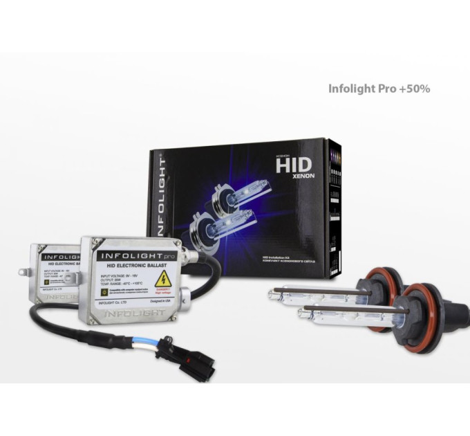 Комплект ксенону Infolight Pro +50% H27 5000K