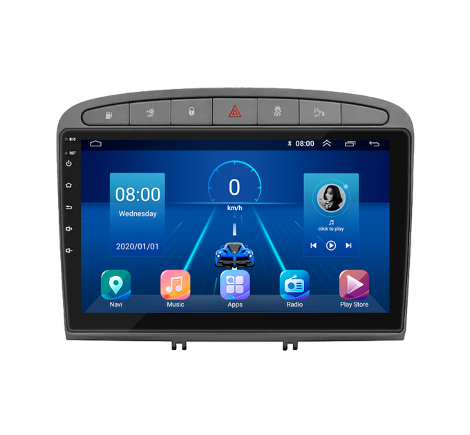 Штатна магнітола Peugeot 308 2007-2011 Element 4/32 4G CarPlay