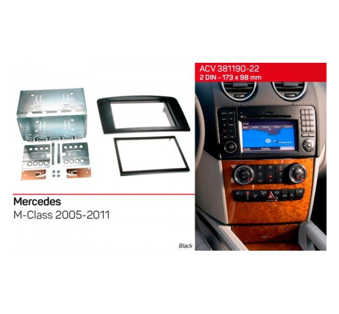 Перехідна рамка Mercedes M-Class ACV 381190-22