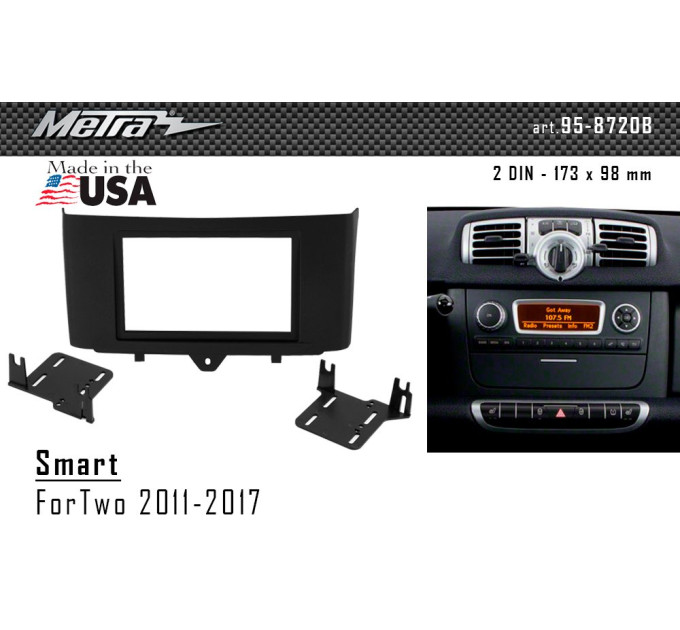 Перехідна рамка Smart ForTwo Metra 95-8720B