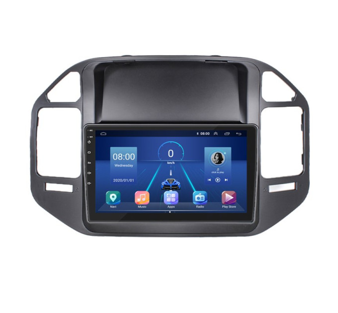 Штатна магнітола Mitsubishi Pajero 1999-2002 Element 6/128 4G CarPlay