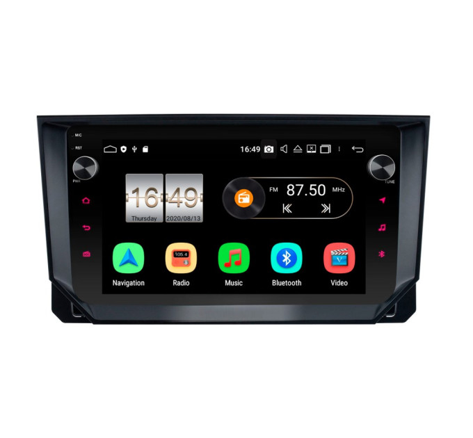 Штатна магнітола Torssen Seat Ibiza 18+ MP9232 круговий огляд