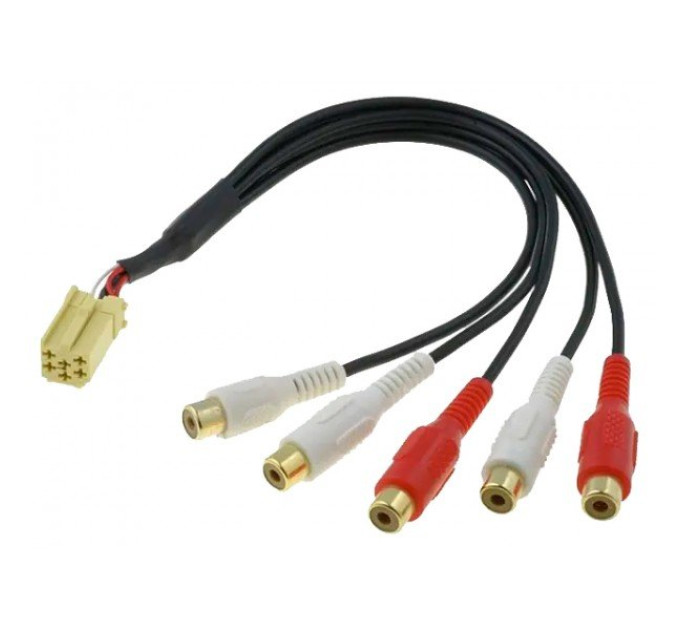 Адаптер лінійних виходів Mini ISO-RCA ACV 1441-03