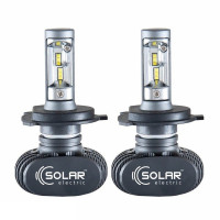 Світлодіодні лампи Solar LED H4 12/24V 6000K 50W Seoul CSP