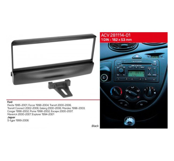 Перехідна рамка Ford Transit, Fiesta, Focus, Galaxy, Mondeo ACV 281114-01