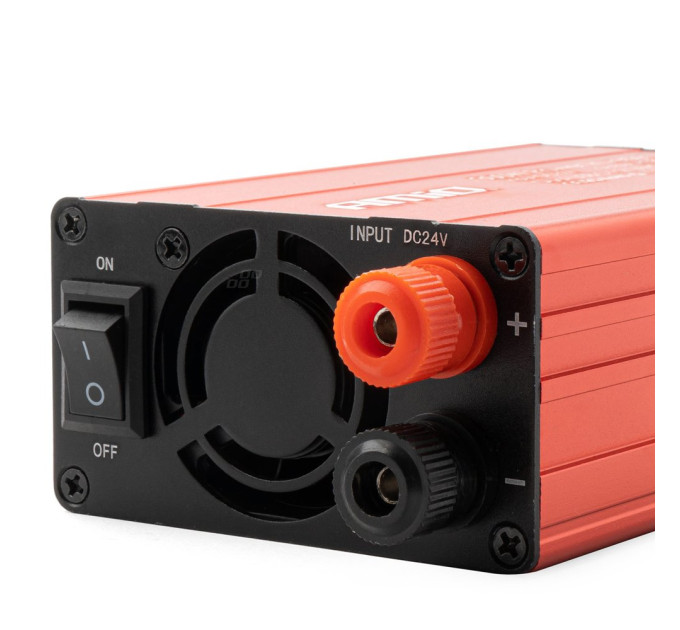 Автомобільний інвертор AMiO PI04 24В/230В 300Вт/600Вт 2xUSB