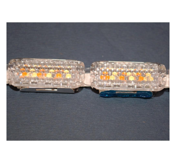 Світлодіодна (LED) стрічка Running Crystall Жовтий-Білий 16 сегментів v4