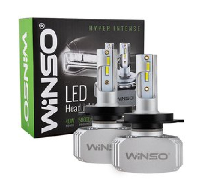Світлодіодні лампи Winso 792400 LED H4 12/24V 6000K CSP Chip