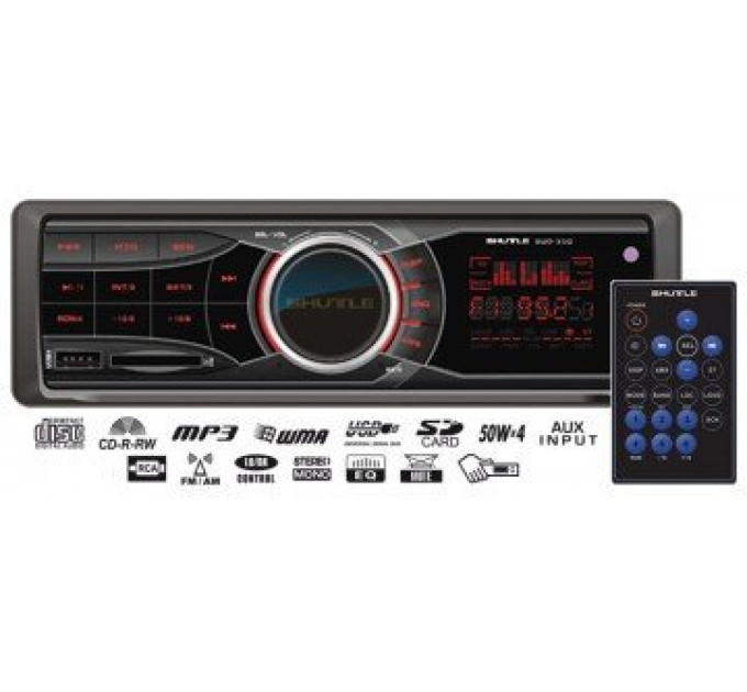 Автомагнітола Shuttle SUD-350 Black/Red