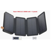 Повербанк Квант WSC15/3 20000 mAh + 3 panel