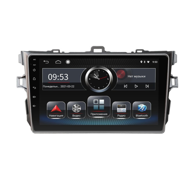 Штатна магнітола Incar PGA2-1451 для Toyota Corolla 2009–2012