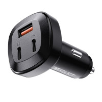 Автомобільний зарядний пристрій ACEFAST B3 66W (USB-C+USB-C+USB-A)